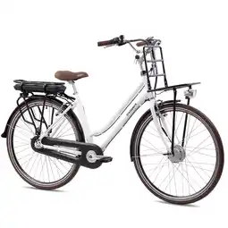 Netto Marken-Discount Tretwerk Sophia E Bike Damen 28 Zoll Elektrofahrrad 155 - 175 cm Hollandrad Tiefeinsteiger weiß Angebot