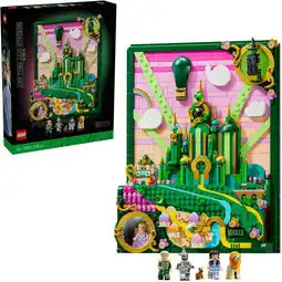 Netto Marken-Discount LEGO Konstruktionsspielzeug 75685 Wicked Emerald City Wandkunst Angebot