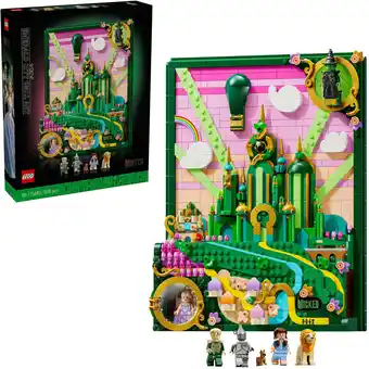 Netto Marken-Discount LEGO Konstruktionsspielzeug 75685 Wicked Emerald City Wandkunst Angebot