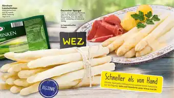 WEZ Deutscher Spargel 1000g Angebot