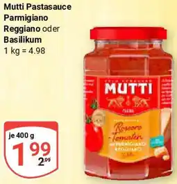 Globus Mutti Pastasauce Parmigiano Reggiano oder Basilikum Angebot