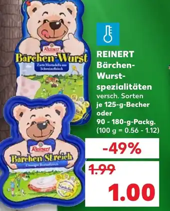 Kaufland Reinert Bärchenwurst-spezialitäten Angebot