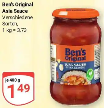 Globus Ben's Original Asia Sauce Angebot