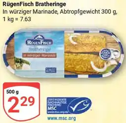Globus RügenFisch Bratheringe Angebot