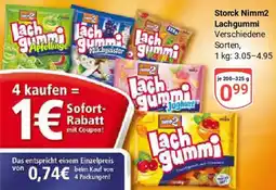 Globus Storck Nimm2 Lachgummi Angebot