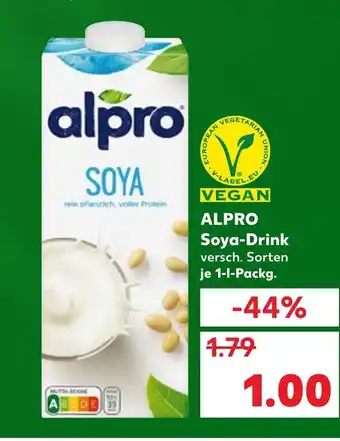 Kaufland Alpro Soya Drink Angebot