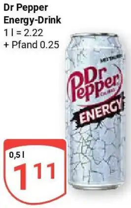Globus Dr Pepper Energy-Drink Angebot