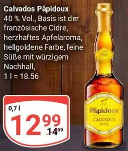 Globus Calvados Pâpidoux Angebot