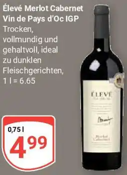 Globus Élevé Merlot Cabernet Vin de Pays d'Oc IGP Angebot