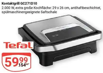 Globus Tefal Kontaktgrill GC271D10 Angebot