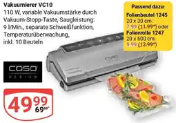 Globus Caso Vakuumierer VC10 Angebot