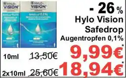 Globus Hylo Vision Safedrop Augentropfen 0,1% Angebot