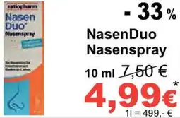 Globus NasenDuo Nasenspray Angebot