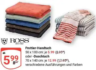 Globus ROSS Frottier-Handtuch oder Duschtuch Angebot