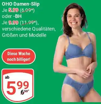 Globus OHO Damen-Slip oder BH Angebot