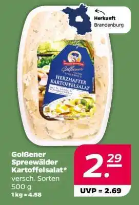 NETTO Golßener Spreewälder Kartoffelsalat Angebot