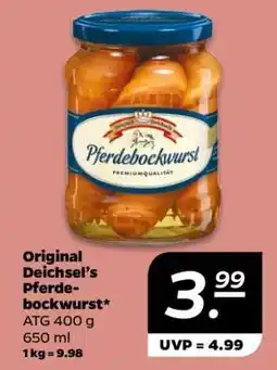 NETTO Original Deichsel’s Pferdebockwurst Angebot