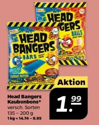 NETTO Head Bangers Kaubonbons Angebot