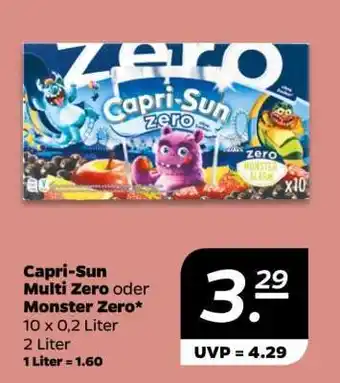 NETTO Capri-Sun Multi Zero oder Monster Zero Angebot