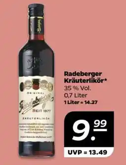 NETTO RADEBERGER Kräuterlikör Angebot