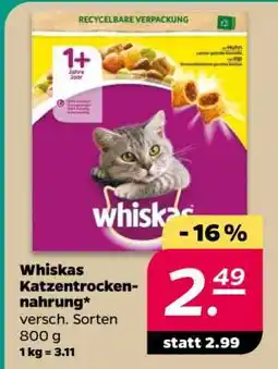 NETTO Whiskas Katzentrocken-nahrung Angebot