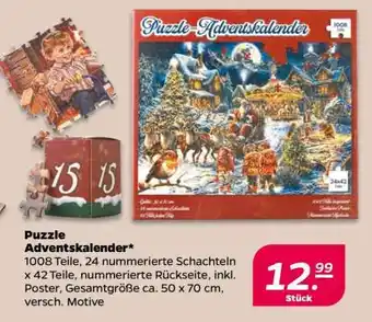 NETTO Puzzle Adventskalender Angebot