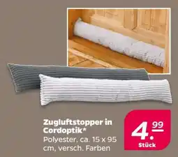 NETTO Zugluftstopper in Cordoptik Angebot