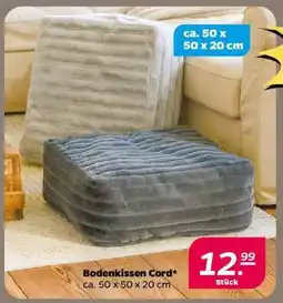 NETTO Bodenkissen Cord Angebot