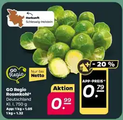 NETTO GO Regio Rosenkohl Angebot