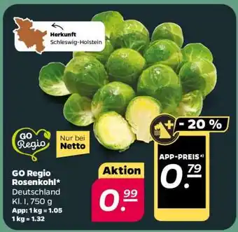 NETTO GO Regio Rosenkohl Angebot