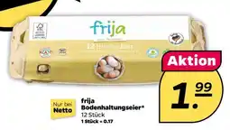 NETTO frija Bodenhaltungseier Angebot