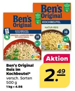 NETTO Ben’s Original Reis im Kochbeutel Angebot