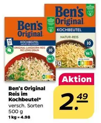 NETTO Ben’s Original Reis im Kochbeutel Angebot