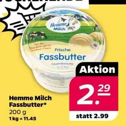 NETTO Hemme Milch Fassbutter Angebot