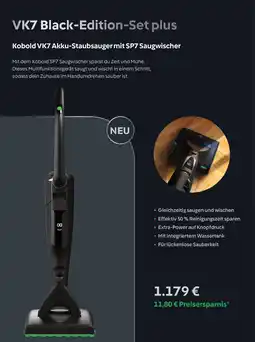 Vorwerk Kobold VK7 Akku-Staubsauger mit SP7 Saugwischer Angebot