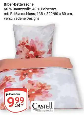 Globus Castell Biber-Bettwäsche Angebot
