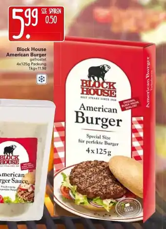 WEZ Block House American Burger 4x125g Angebot