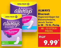 Kaufland ALWAYS Discreet Angebot