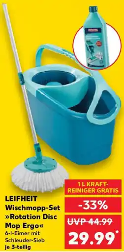 Kaufland LEIFHEIT Wischmopp-Set Rotation Disc Mop Ergo Angebot