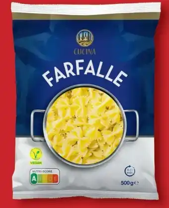 Aldi Nord Cucina Farfalle Angebot