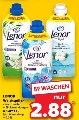 Kaufland LENOR Weichspüler Angebot