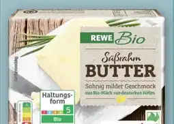 REWE Rewe Bio Süßrahm Butter Angebot