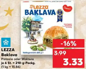 Kaufland LEZZA Baklava Angebot