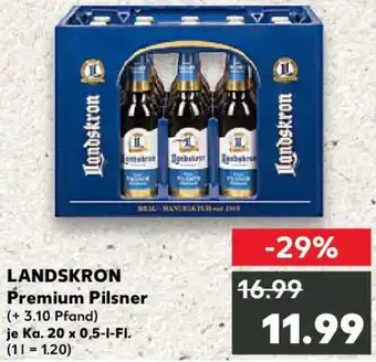 Kaufland LANDSKRON Premium Pilsner Angebot