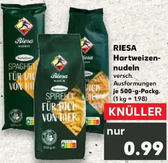 Kaufland RIESA Hartweizennudeln Angebot