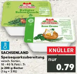 Kaufland SACHSENLAND Speisequarkzubereitung Angebot