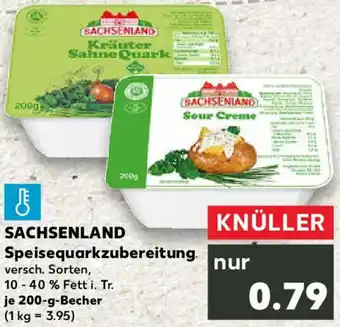 Kaufland SACHSENLAND Speisequarkzubereitung Angebot