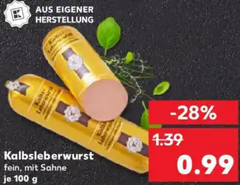 Kaufland Kalbsleberwurst Angebot