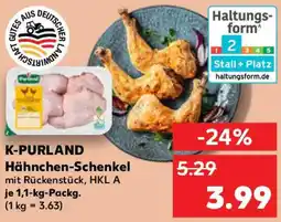 Kaufland K-PURLAND Hähnchen-Schenkel Angebot