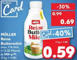 Kaufland MÜLLER Reine Buttermilch Angebot